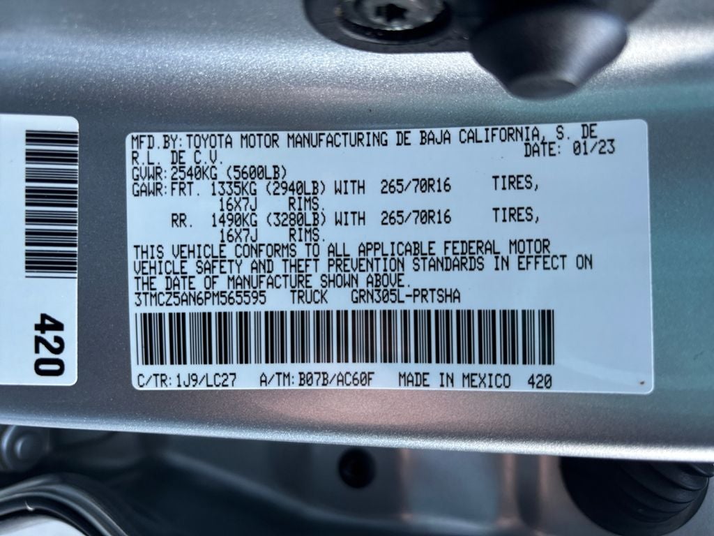 2023 Toyota Tacoma TRD Off-Road V6