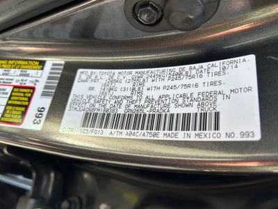 2015 Toyota Tacoma PreRunner V6