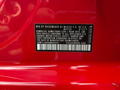 2017 Volkswagen Golf TSI S 4-Door