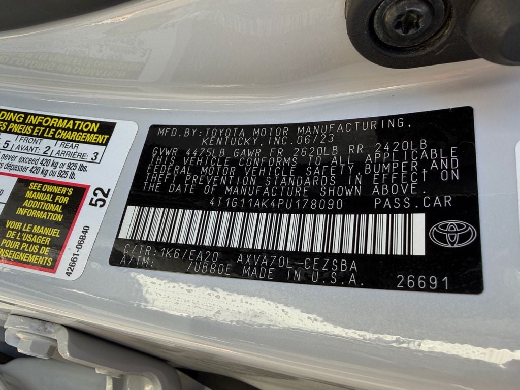 2023 Toyota Camry SE