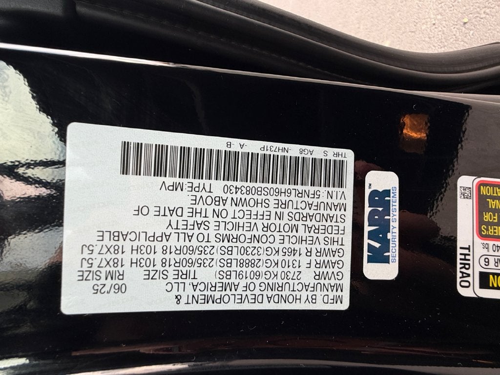 2025 Honda Odyssey EX-L