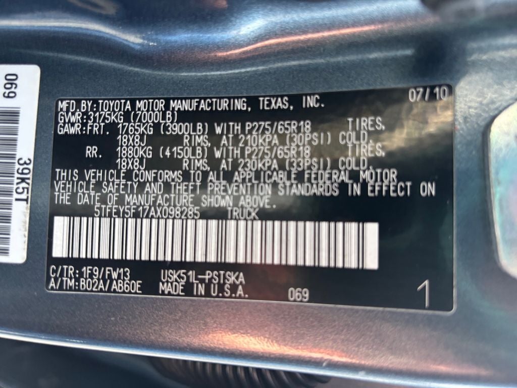 2010 Toyota Tundra Grade CrewMax