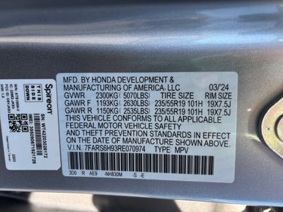 2024 Honda CR-V Hybrid Sport Touring