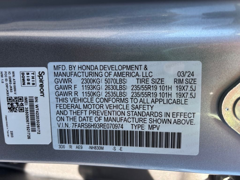 2024 Honda CR-V Hybrid Sport Touring