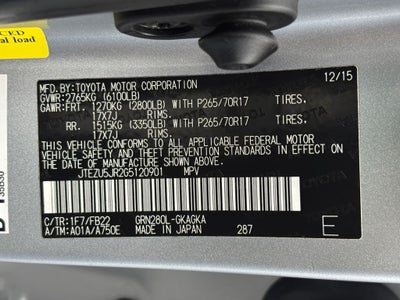 2016 Toyota 4Runner SR5
